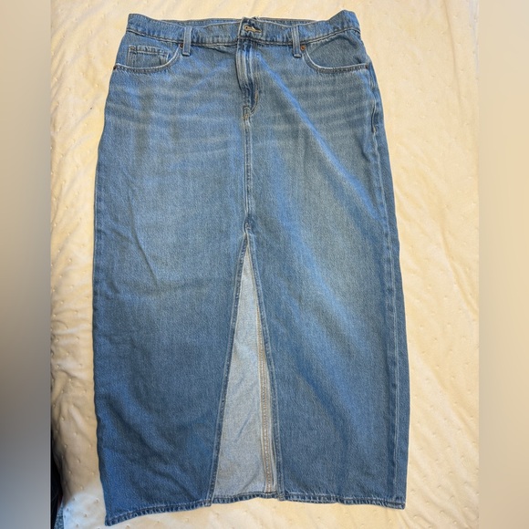 Jean Skirt. Worn once. - Picture 3 of 3